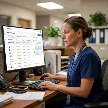 Care coordinator using medical logistics software