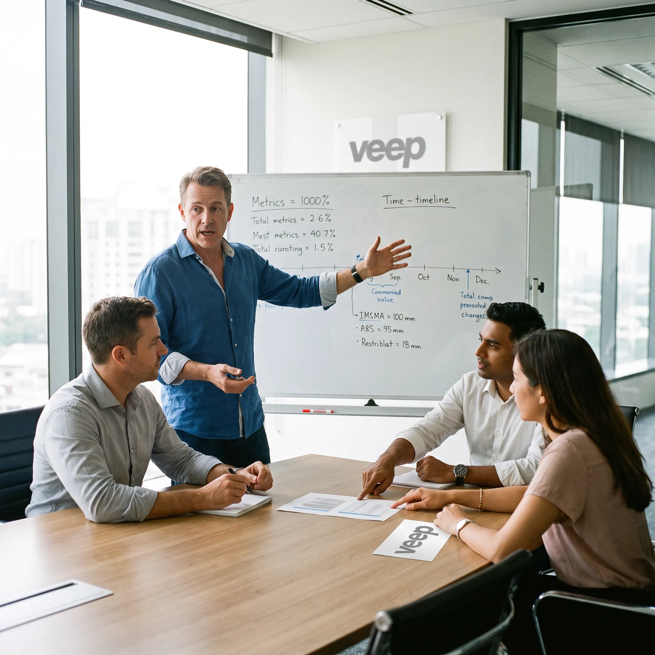 Operator leading a strategy working session