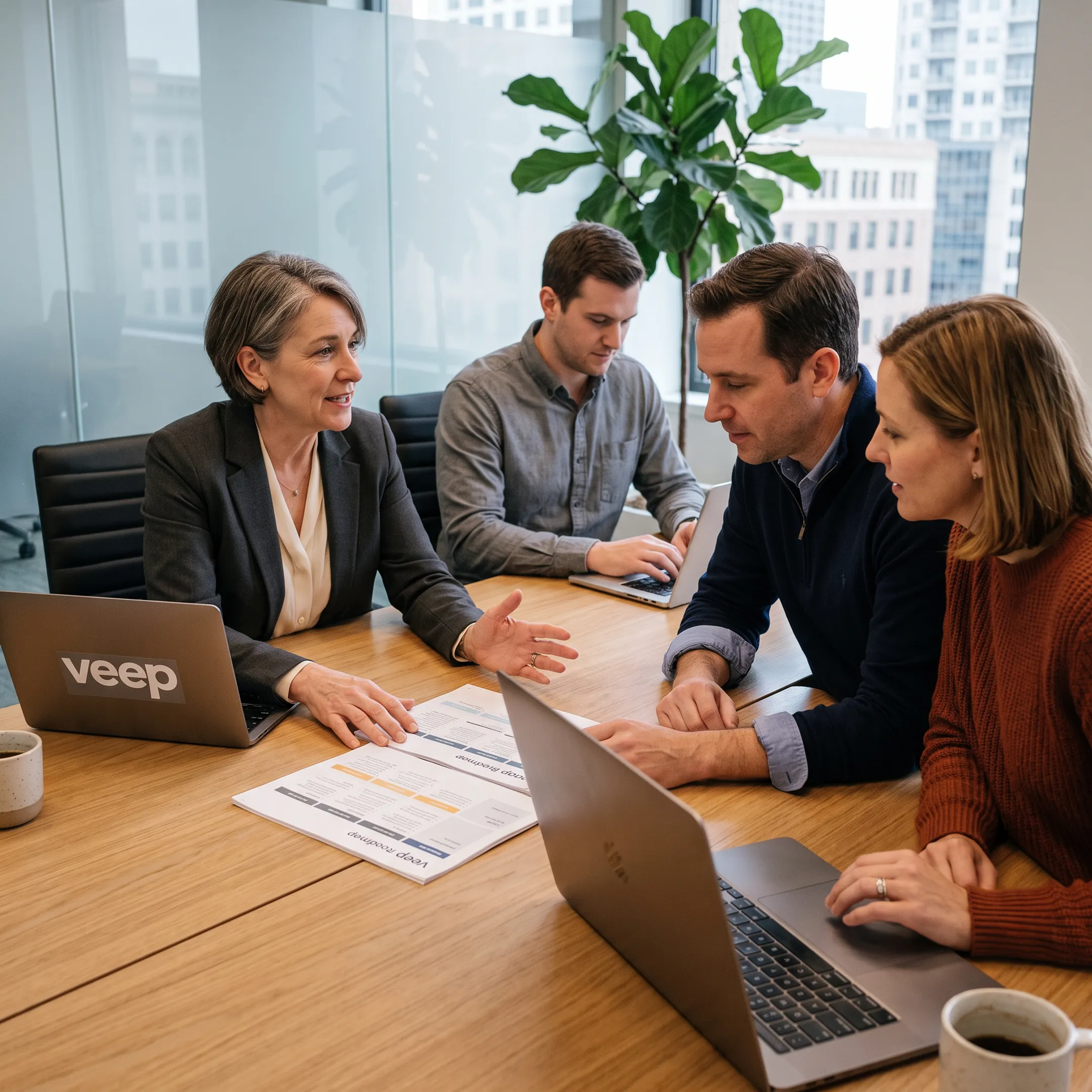 Startup operator leading a planning session