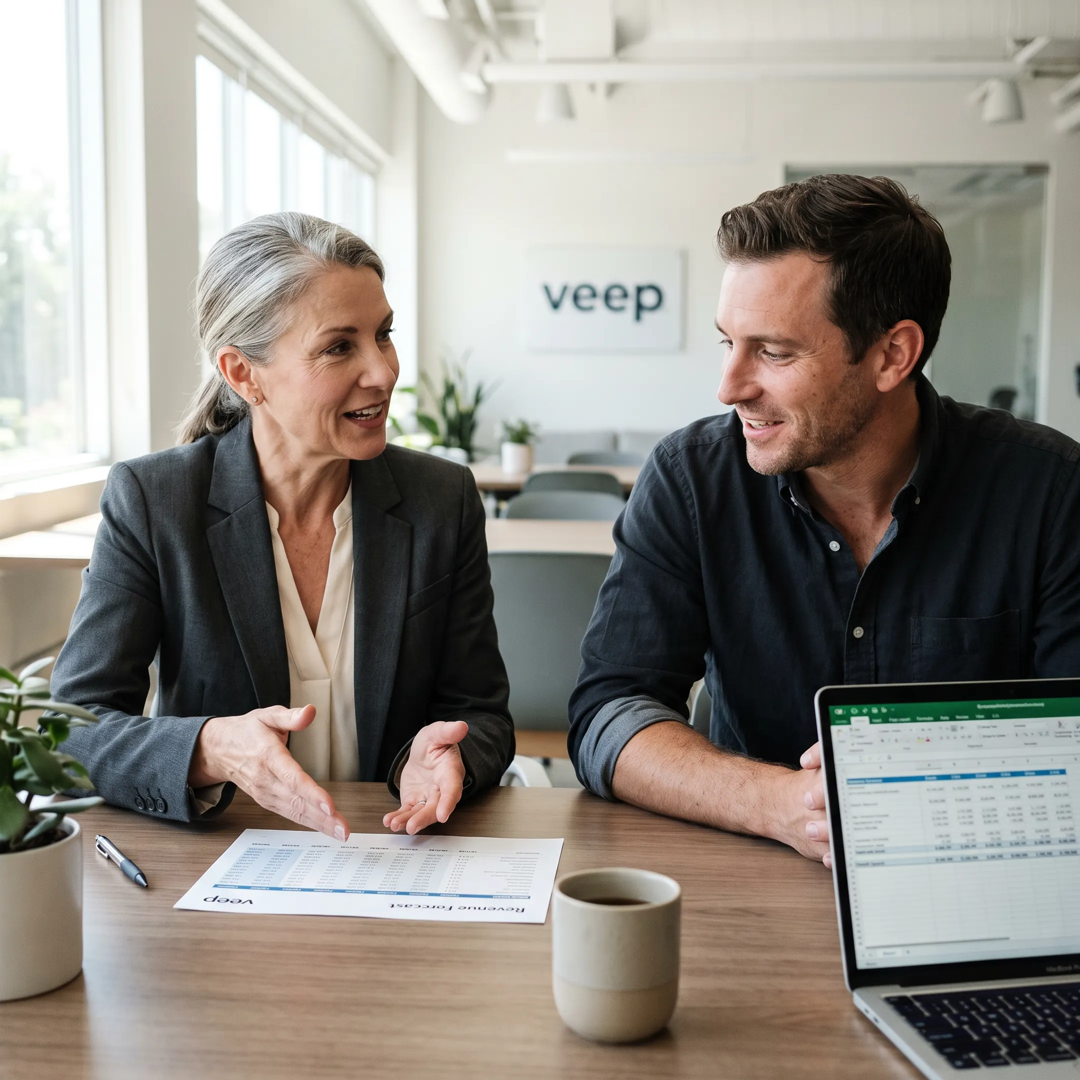 CFO operator collaborating with a founder