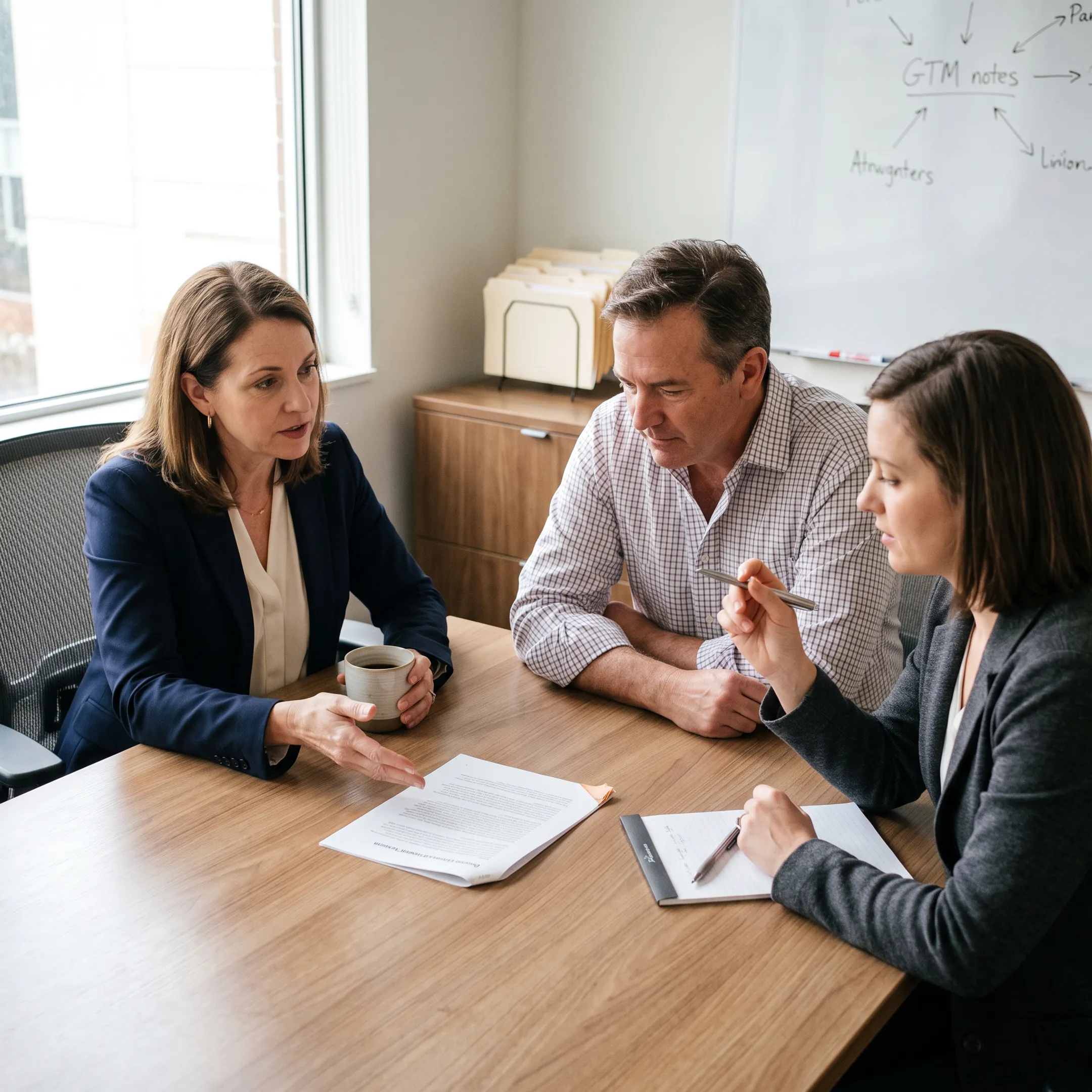 Senior marketing operator planning B2B growth priorities