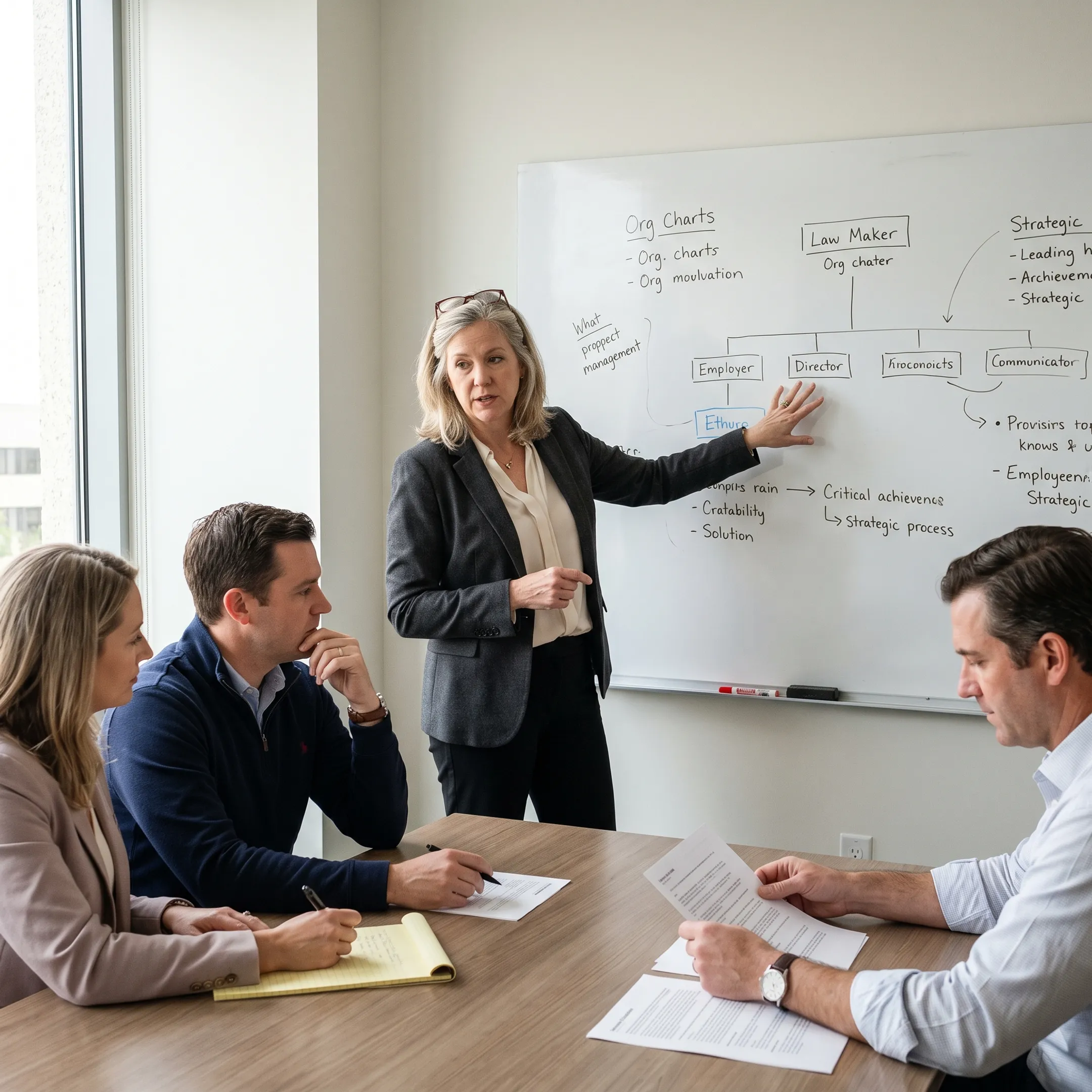 Fractional HR leader working with company executives