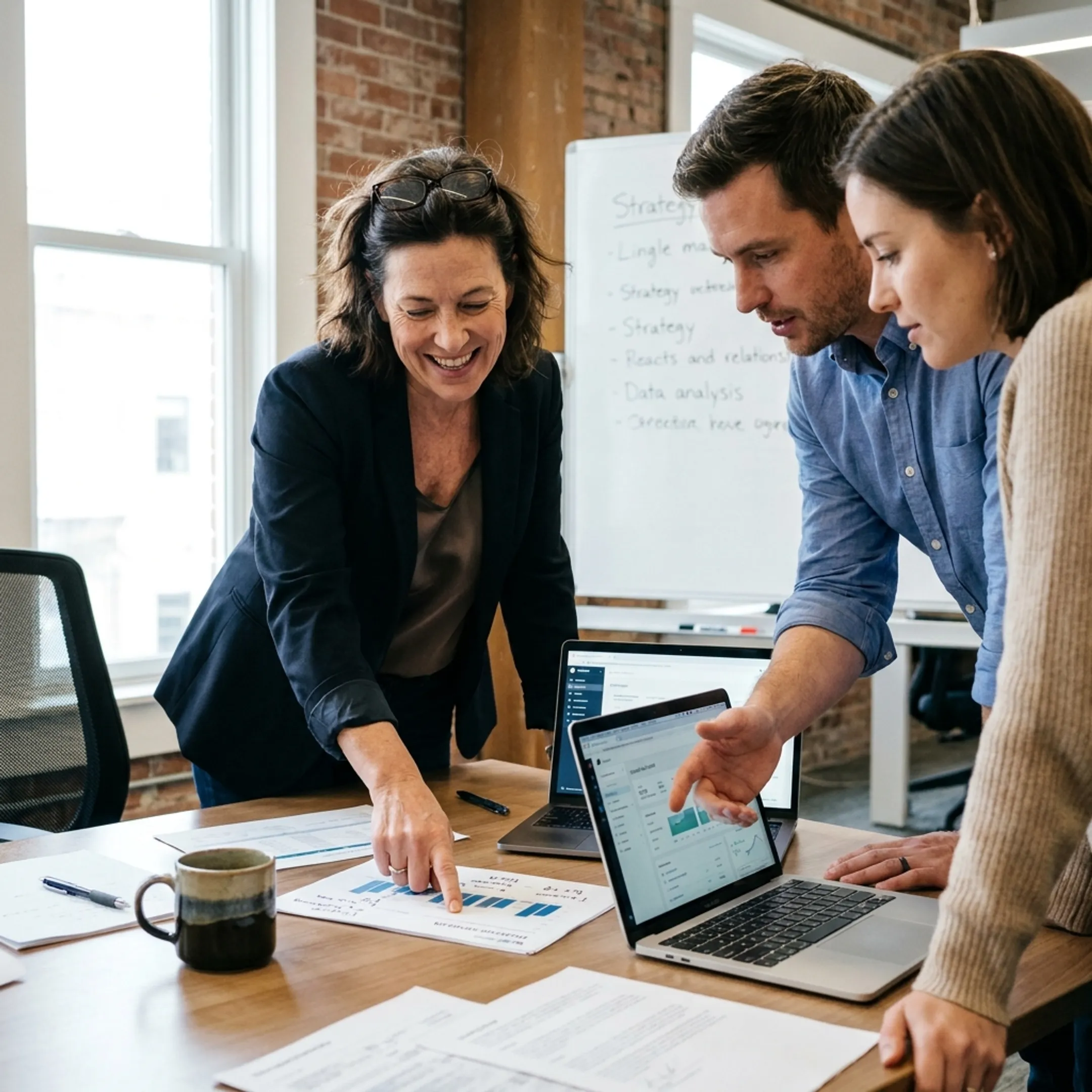Growth marketing operator planning go-to-market priorities with company leaders