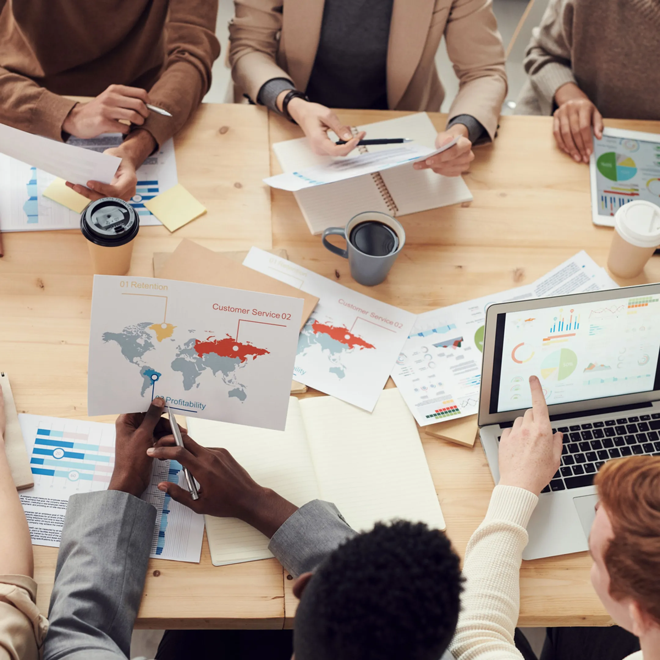 Startup operator leading a strategic planning session