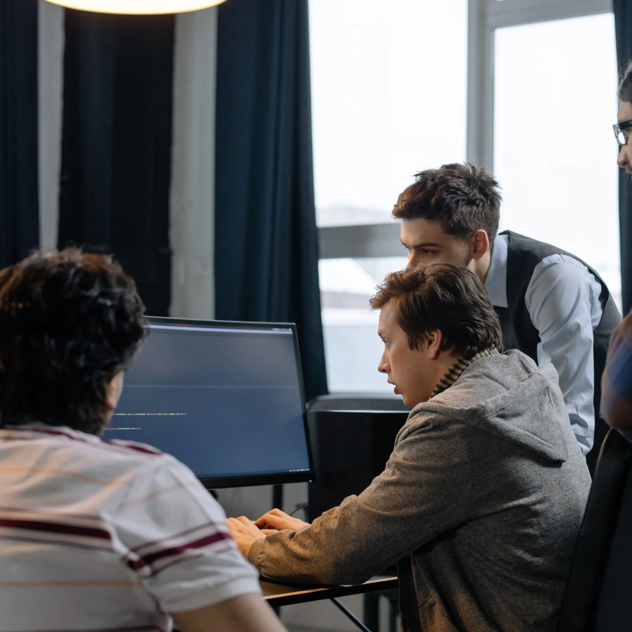 Senior marketing operator reviewing growth plans with a founder