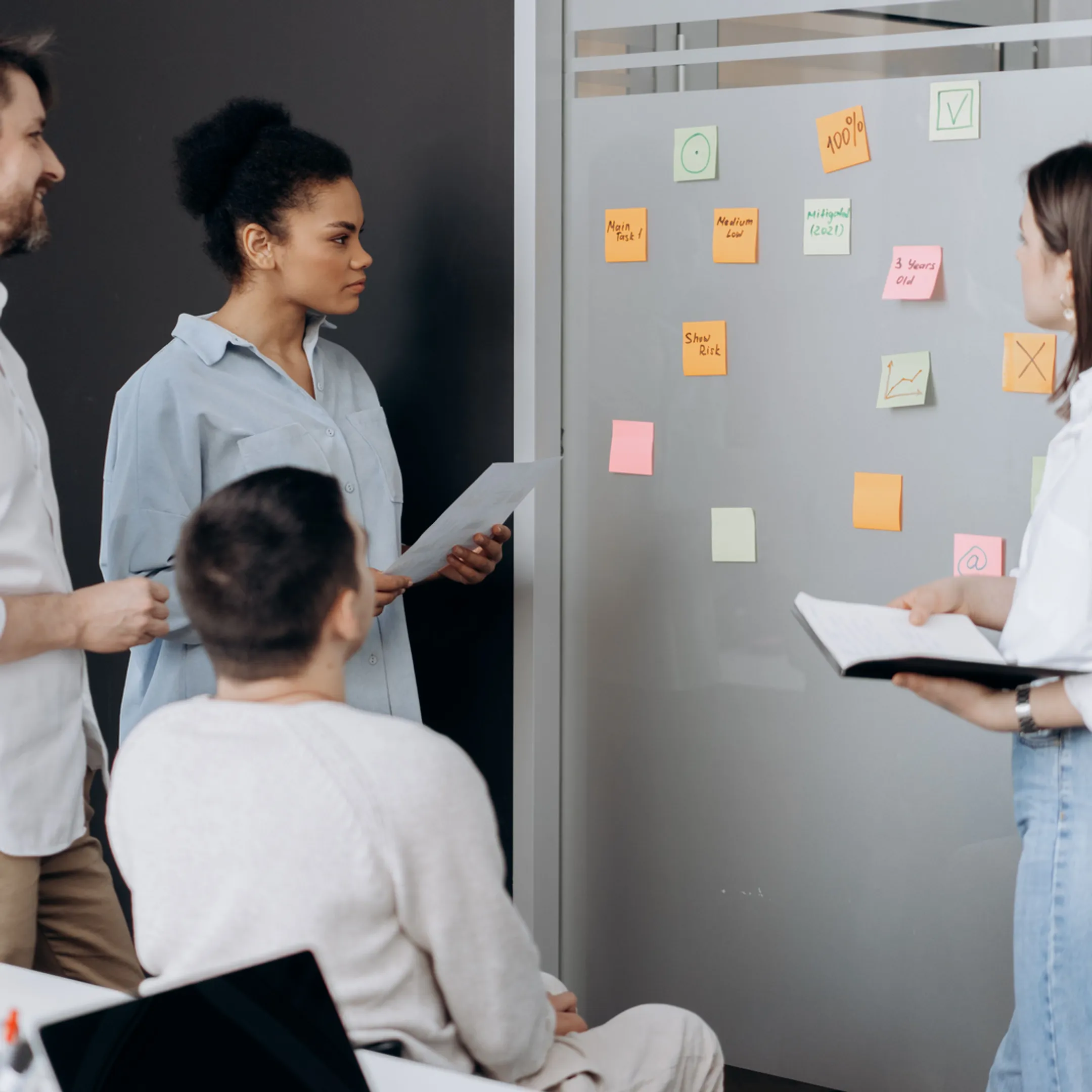 Fractional CTO collaborating with founders on a technology roadmap