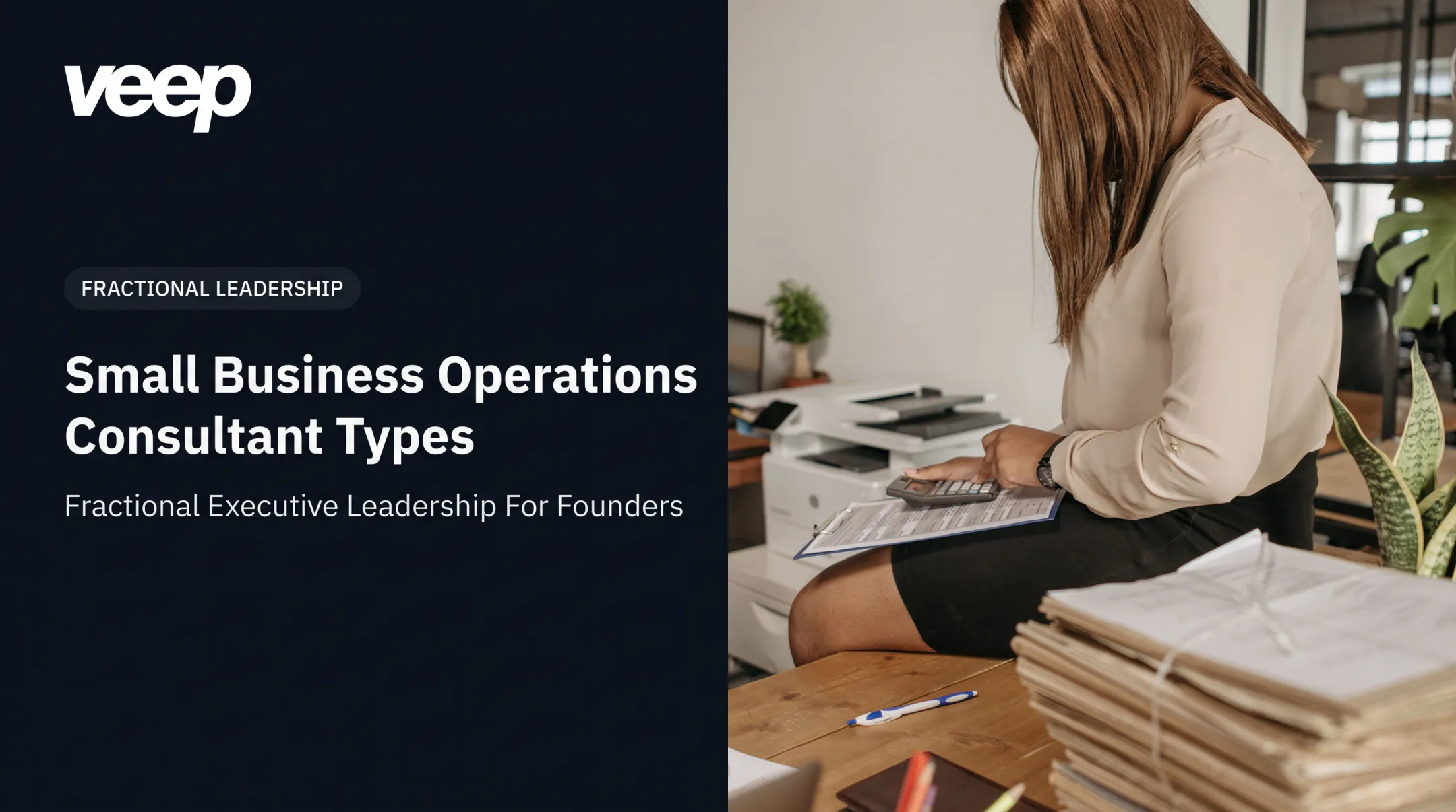 Small Business Operations Consultant Types