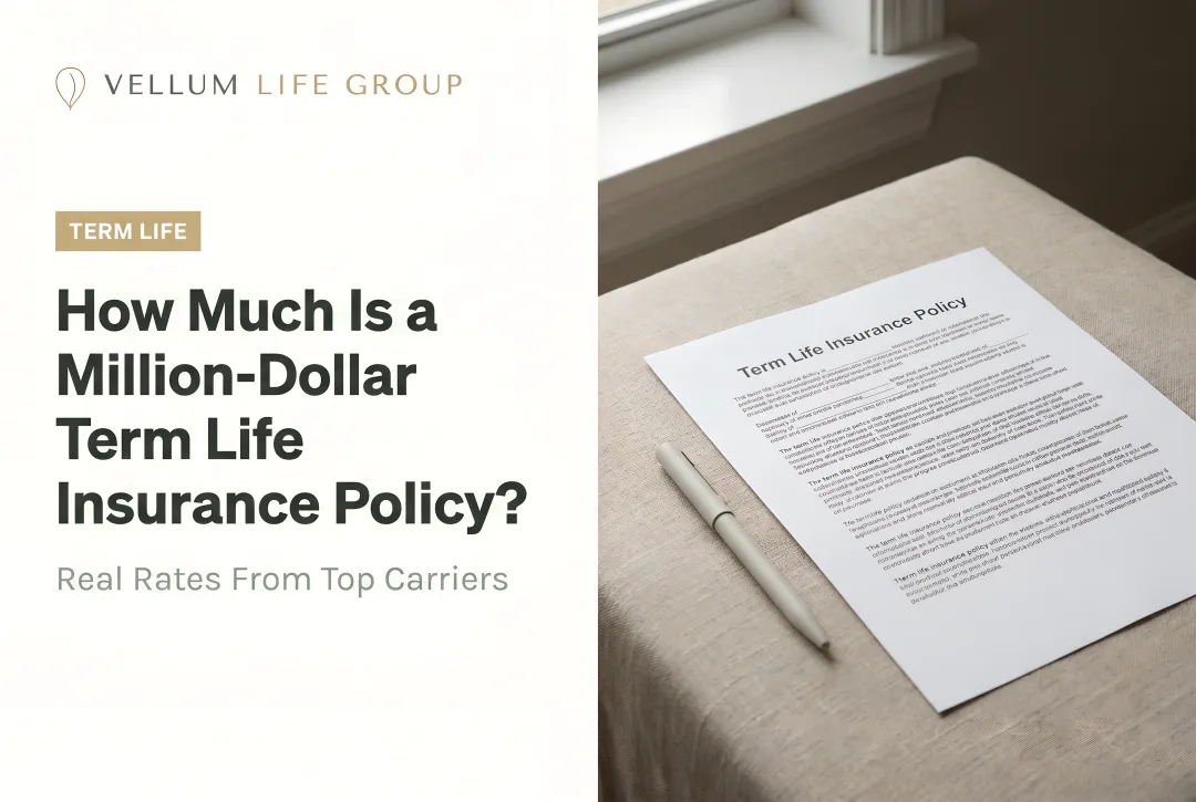 How Much Is a Million-Dollar Term Life Insurance Policy?