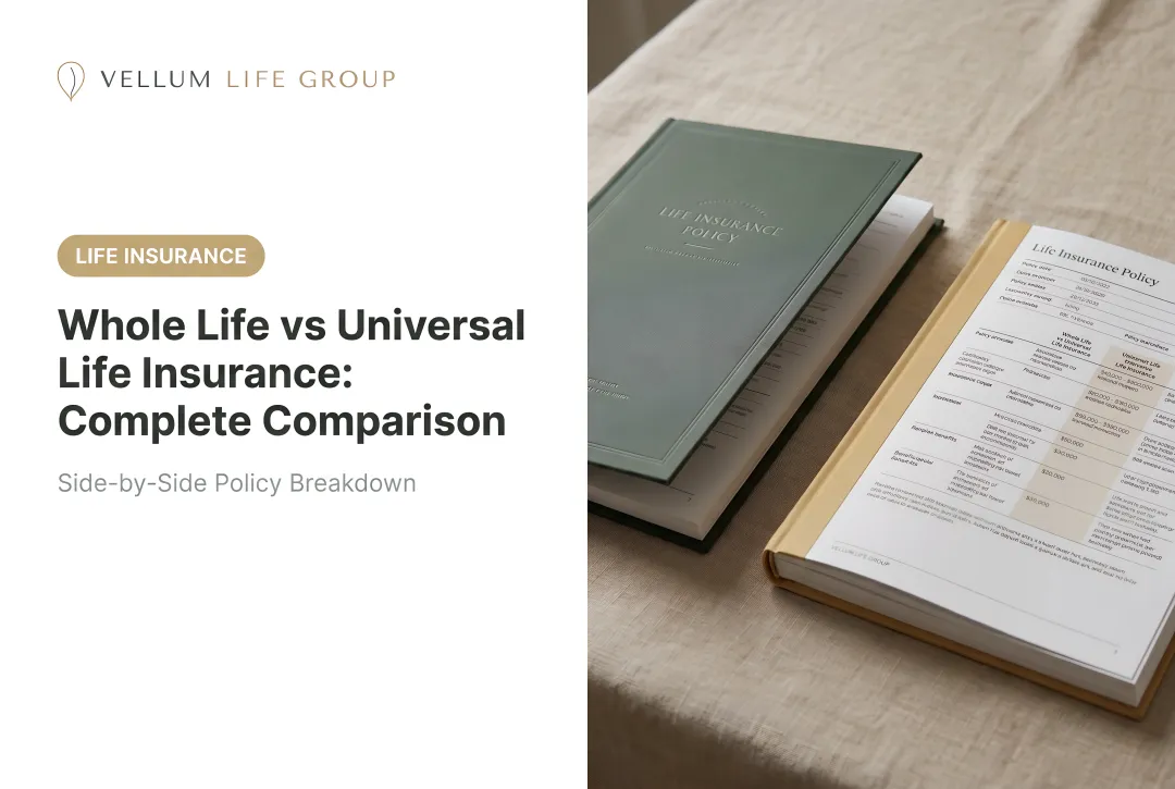 Whole Life vs Universal Life Insurance: Complete Comparison