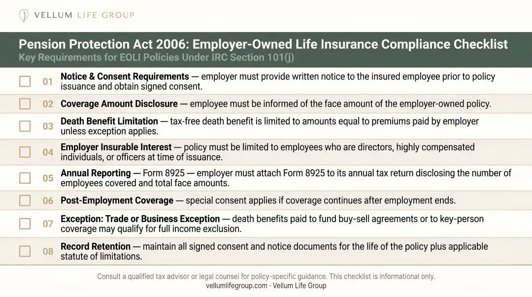 Estate tax considerations checklist for families with life insurance