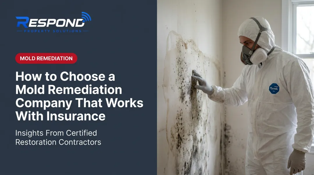 How to Choose a Mold Remediation Company That Works With Insurance