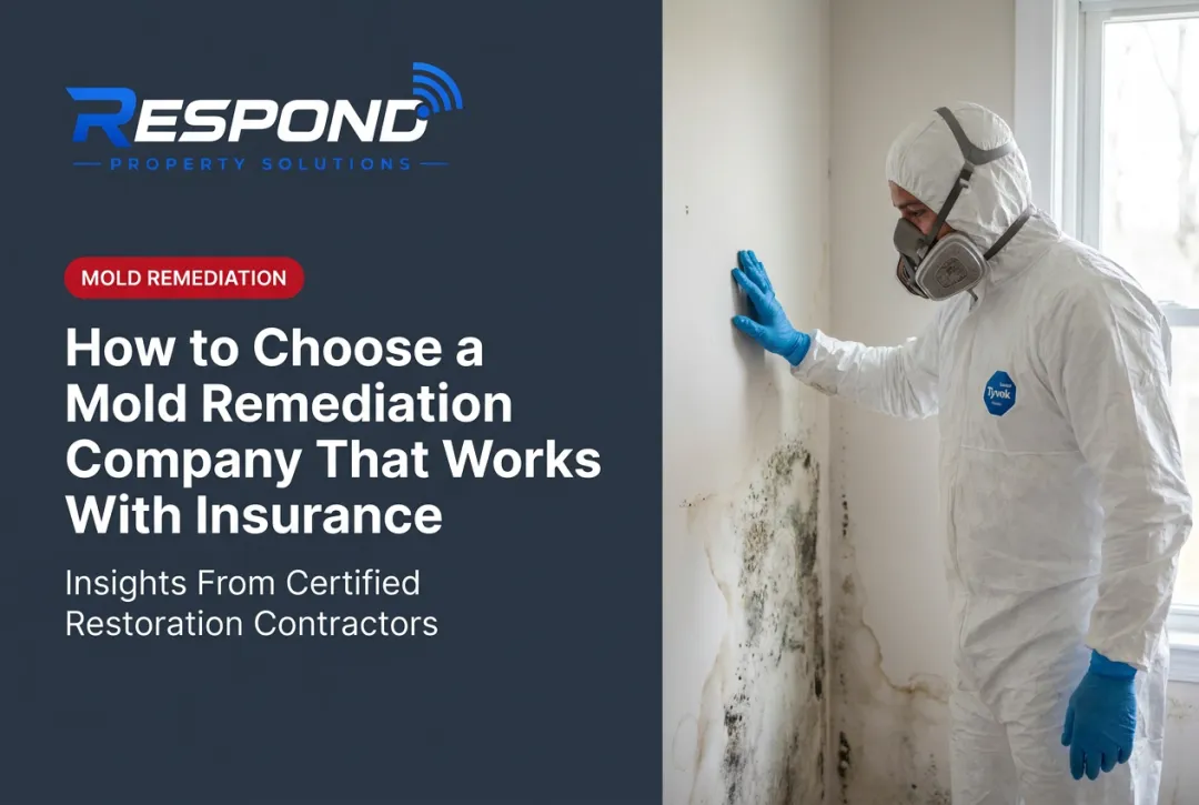 How to Choose a Mold Remediation Company That Works With Insurance