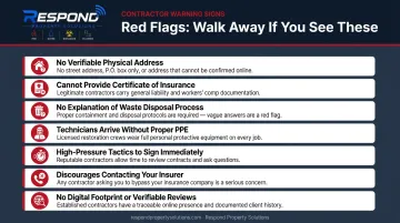 Seven biohazard cleanup company red flags warning signs to avoid hiring