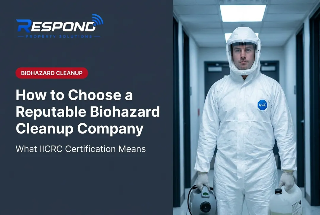 How to Choose a Reputable Biohazard Cleanup Company