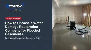 How to Choose a Water Damage Restoration Company for Flooded Basements