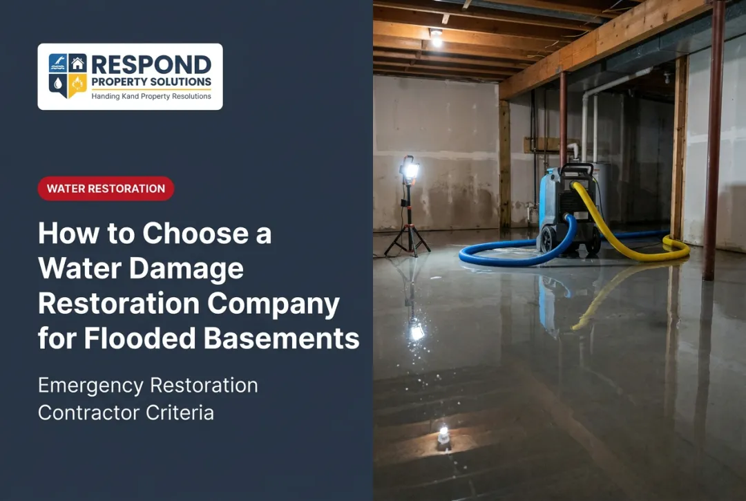 How to Choose a Water Damage Restoration Company for Flooded Basements