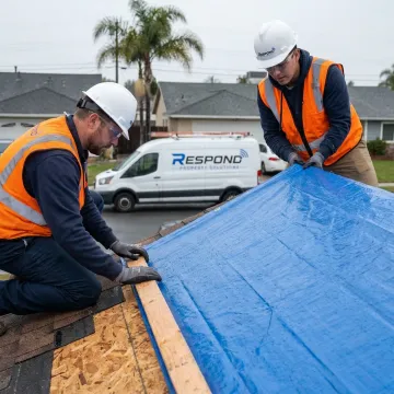 Emergency Roof Tarping Services in Long Beach