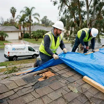 Emergency Roof Tarping Services in San Marcos