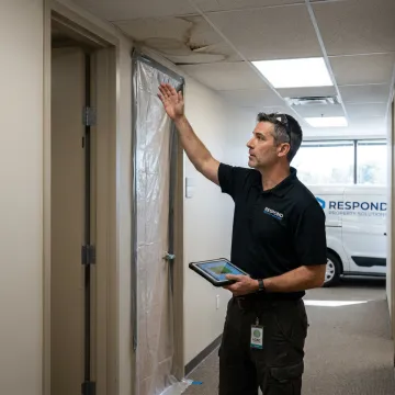 Commercial mold remediation process planning