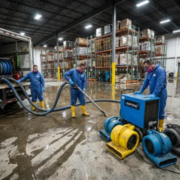Commercial Water Mitigation Services — Retail & Industrial