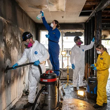 Commercial Fire Restoration Services in San Diego