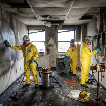 Commercial Fire Damage & Smoke Restoration Services