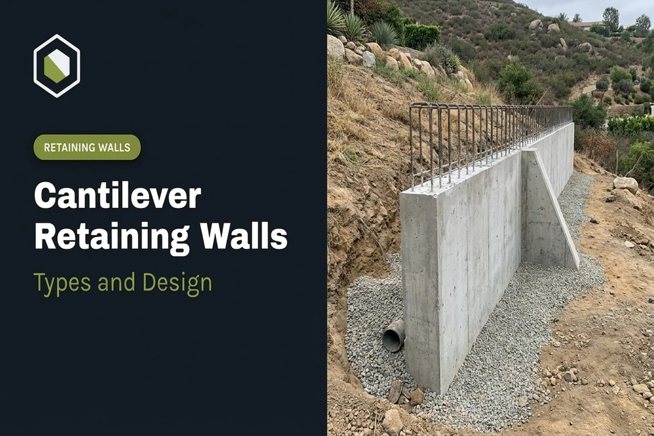 Cantilever Retaining Walls: Types and Design