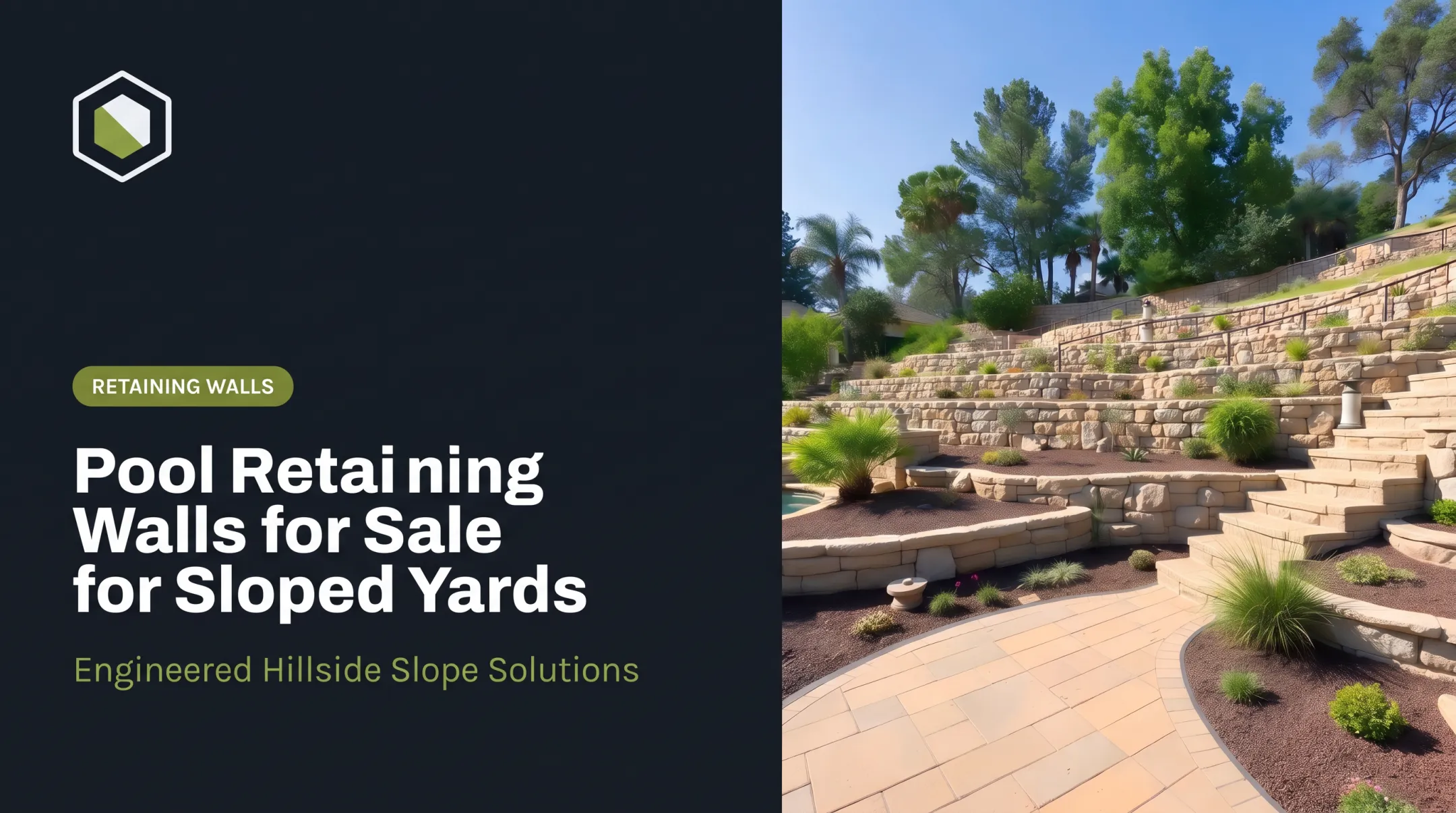 Pool Retaining Walls for Sloped Yards