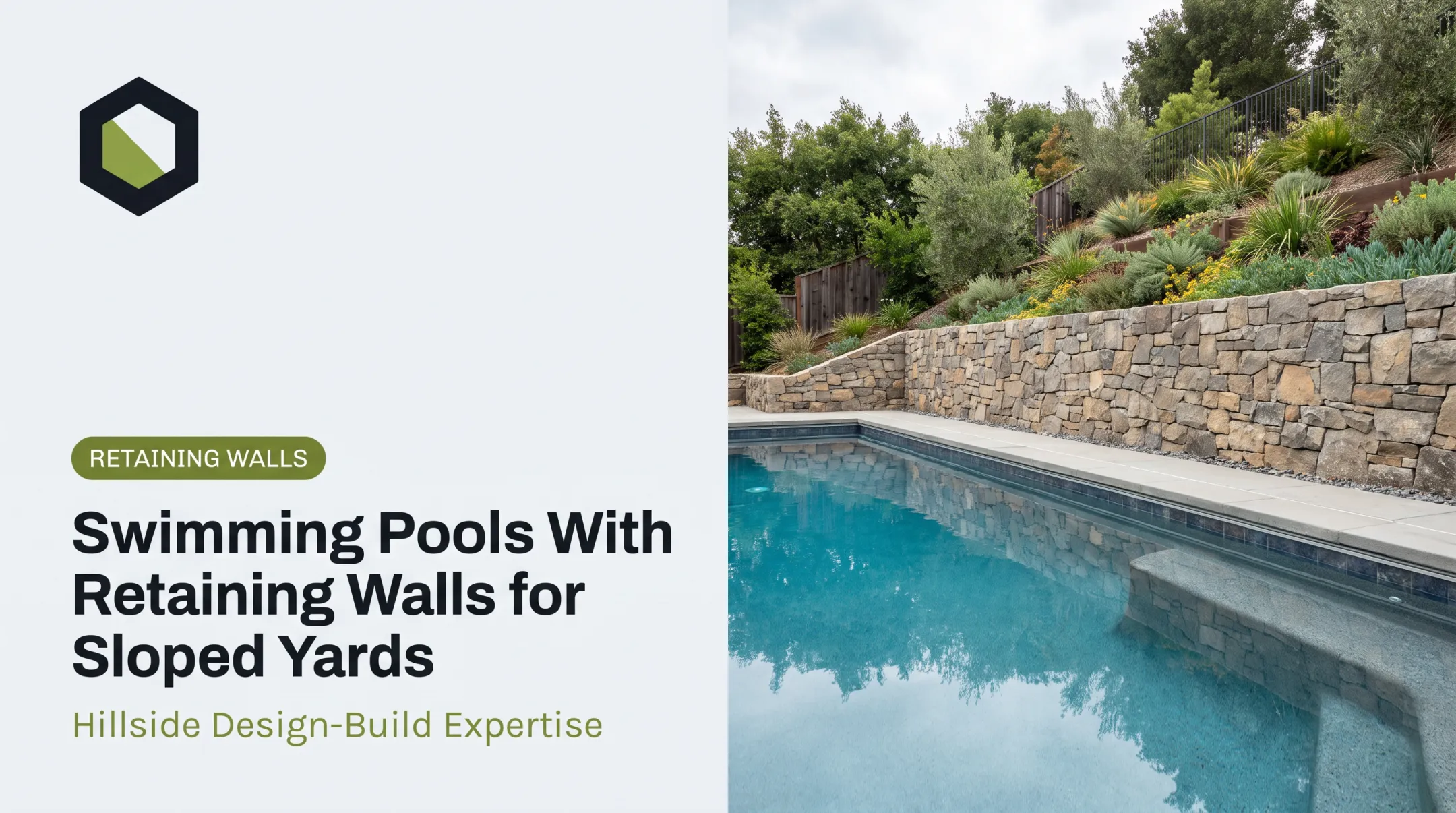 Swimming Pools With Retaining Walls for Sloped Yards