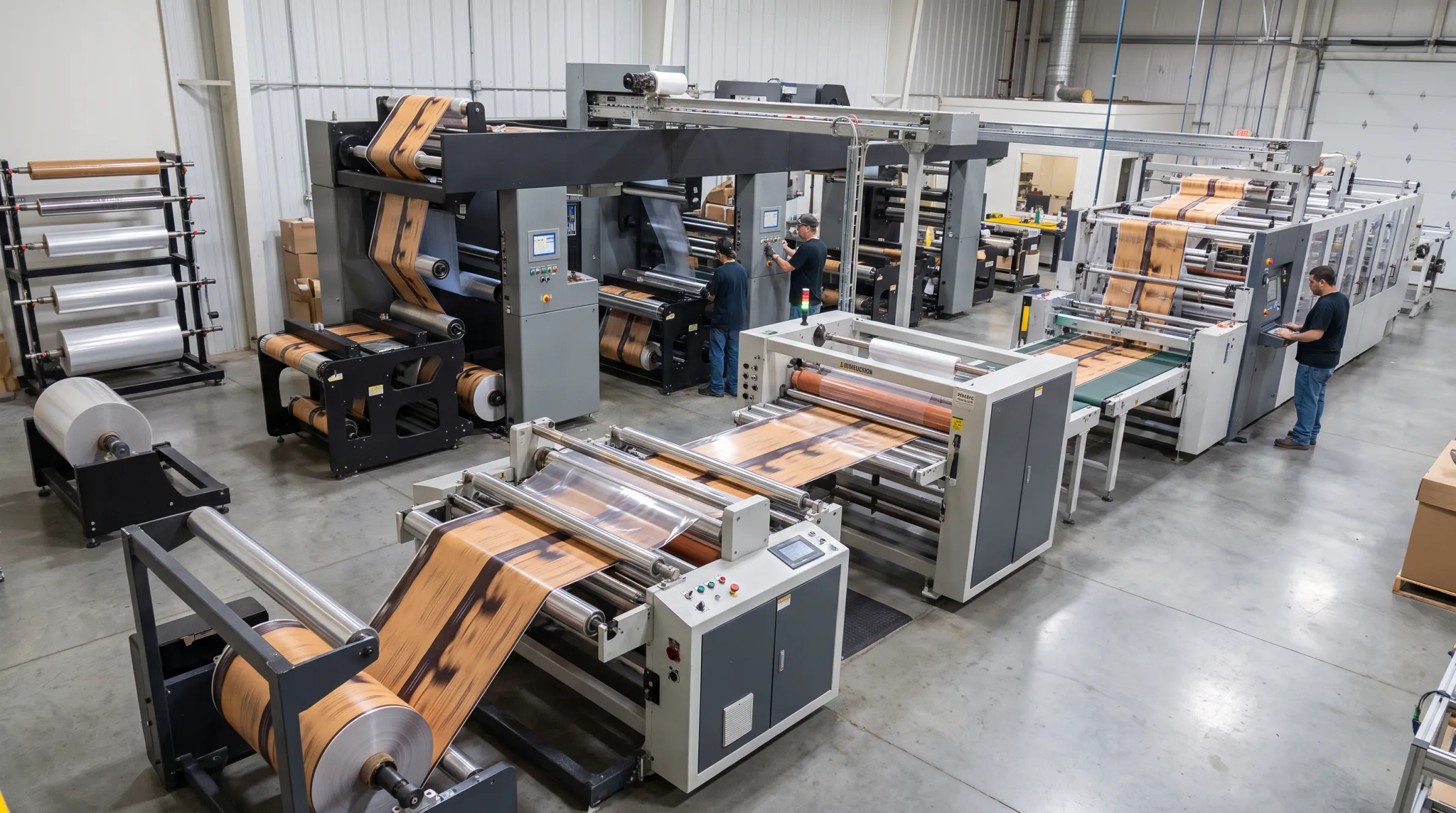 Formosa integrated lamination and pouch manufacturing facility production line