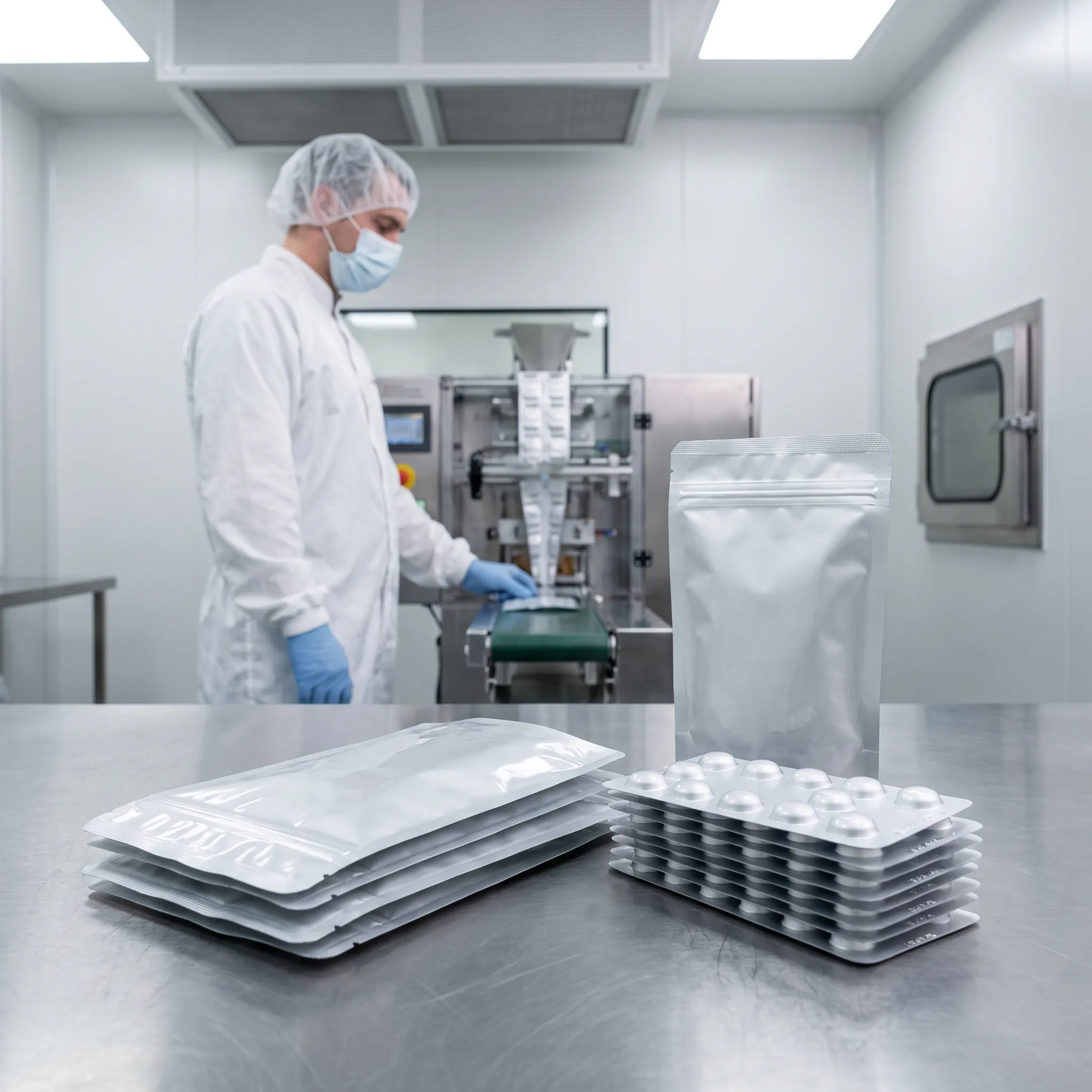 Pharmaceutical heat seal packaging