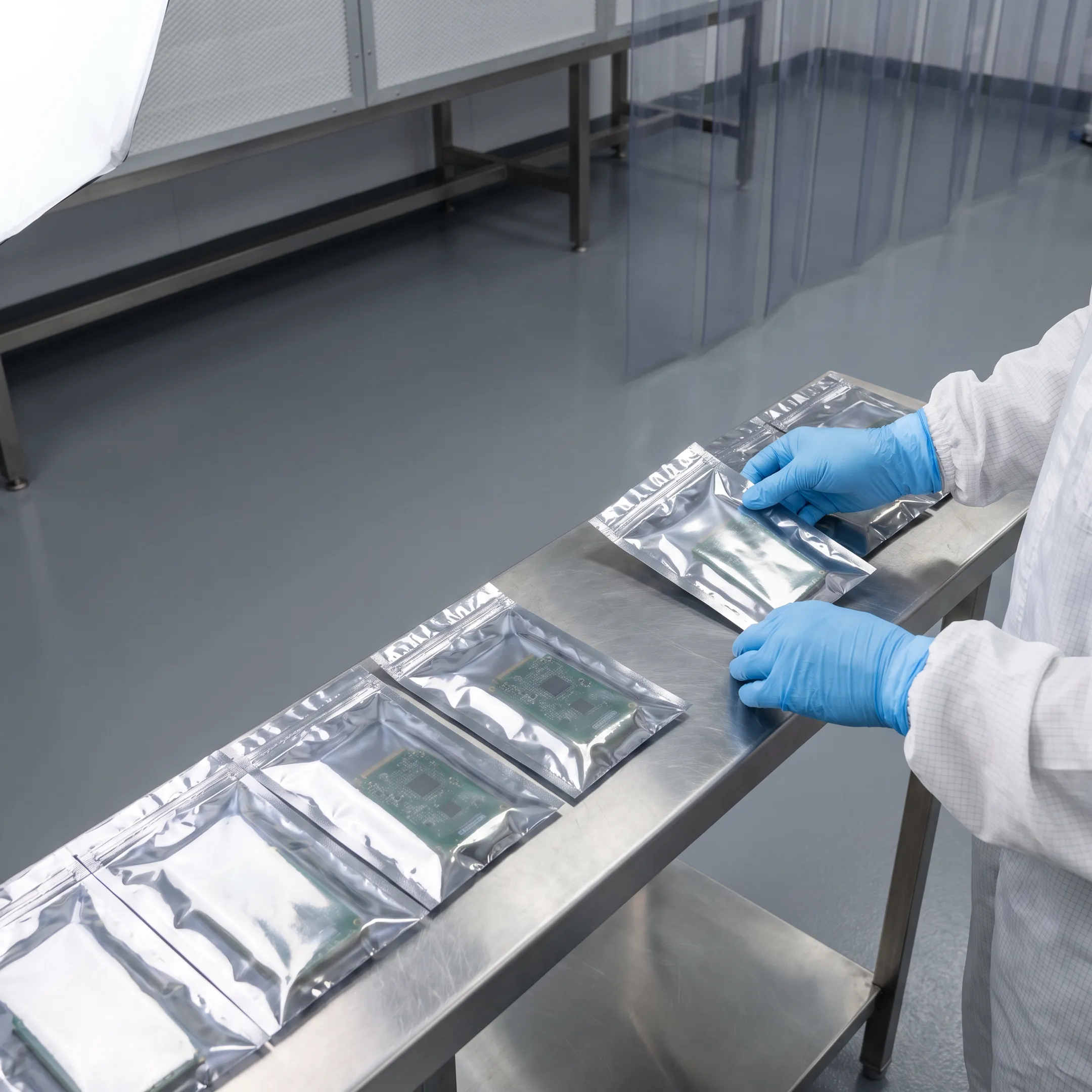 Electronics heat seal packaging