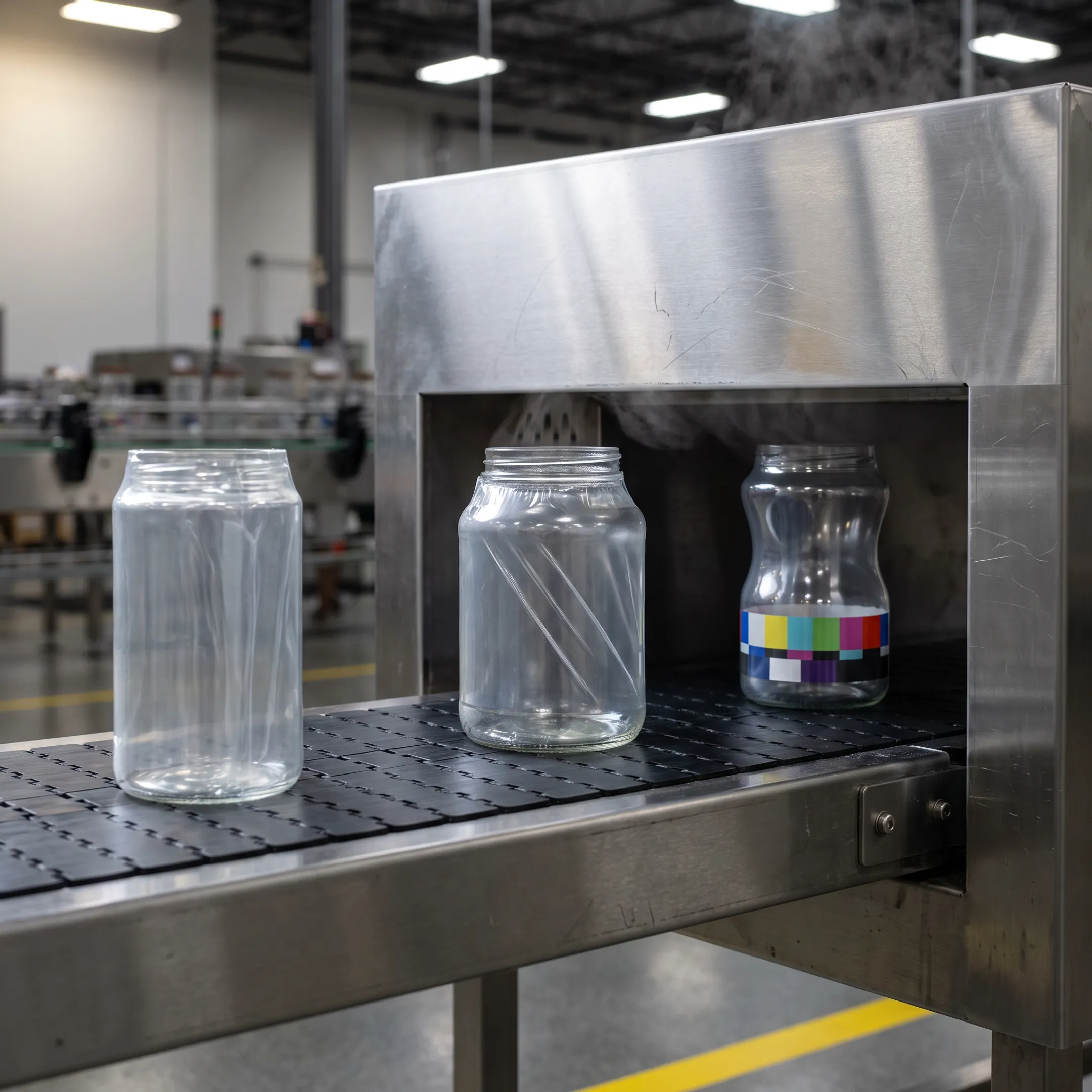 Flexible packaging shrink sleeve application