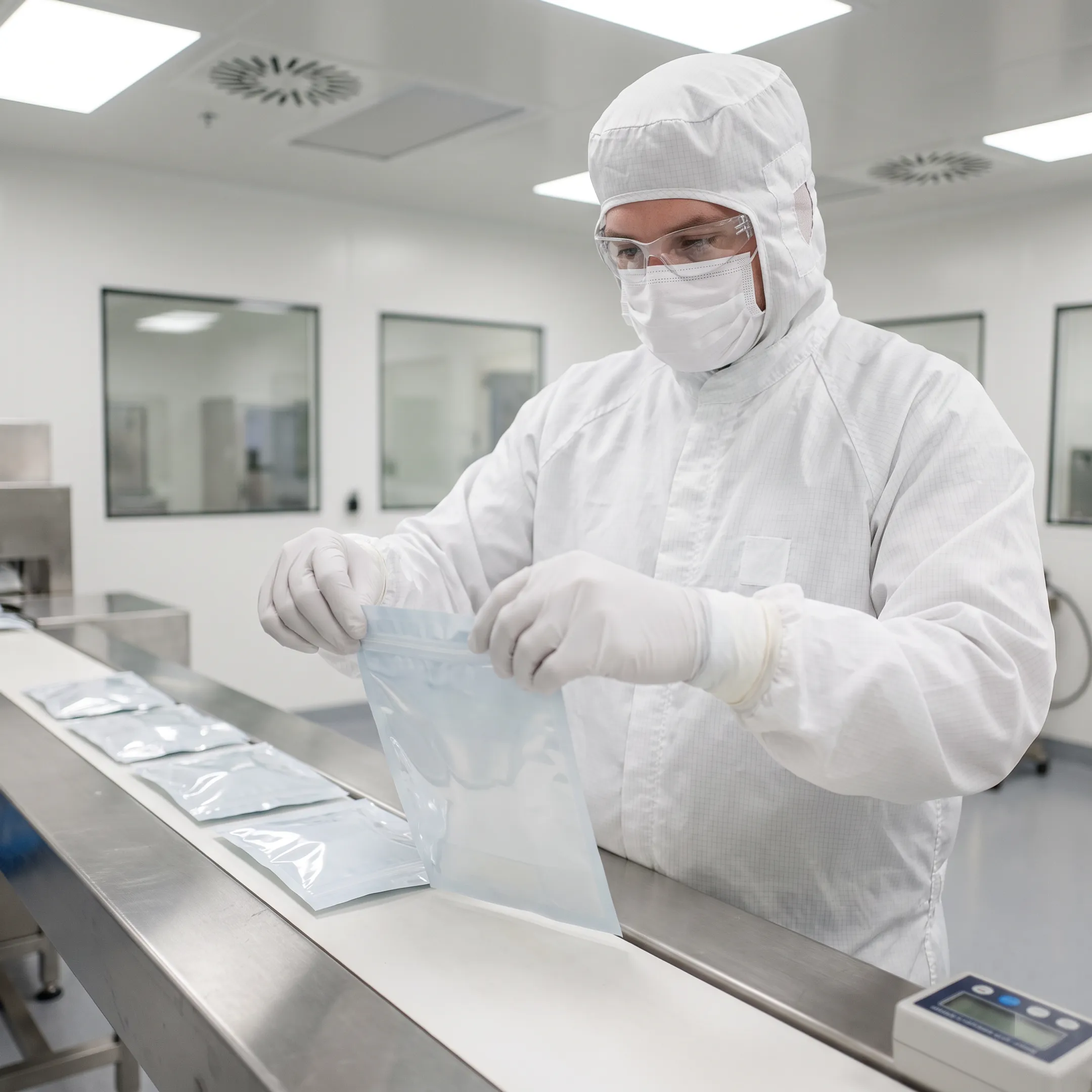 Pharmaceutical zipper pouch packaging