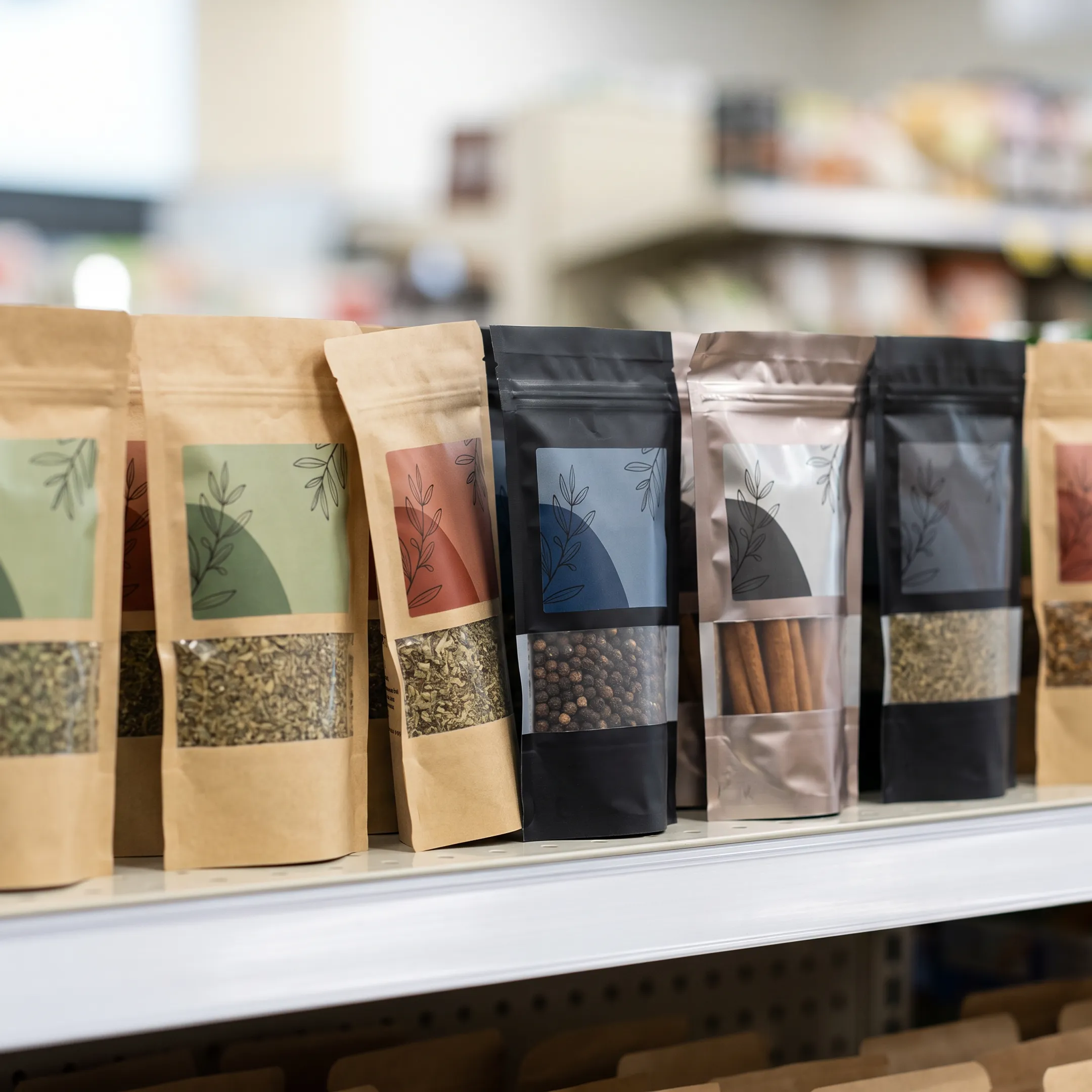 Food and beverage herb packaging