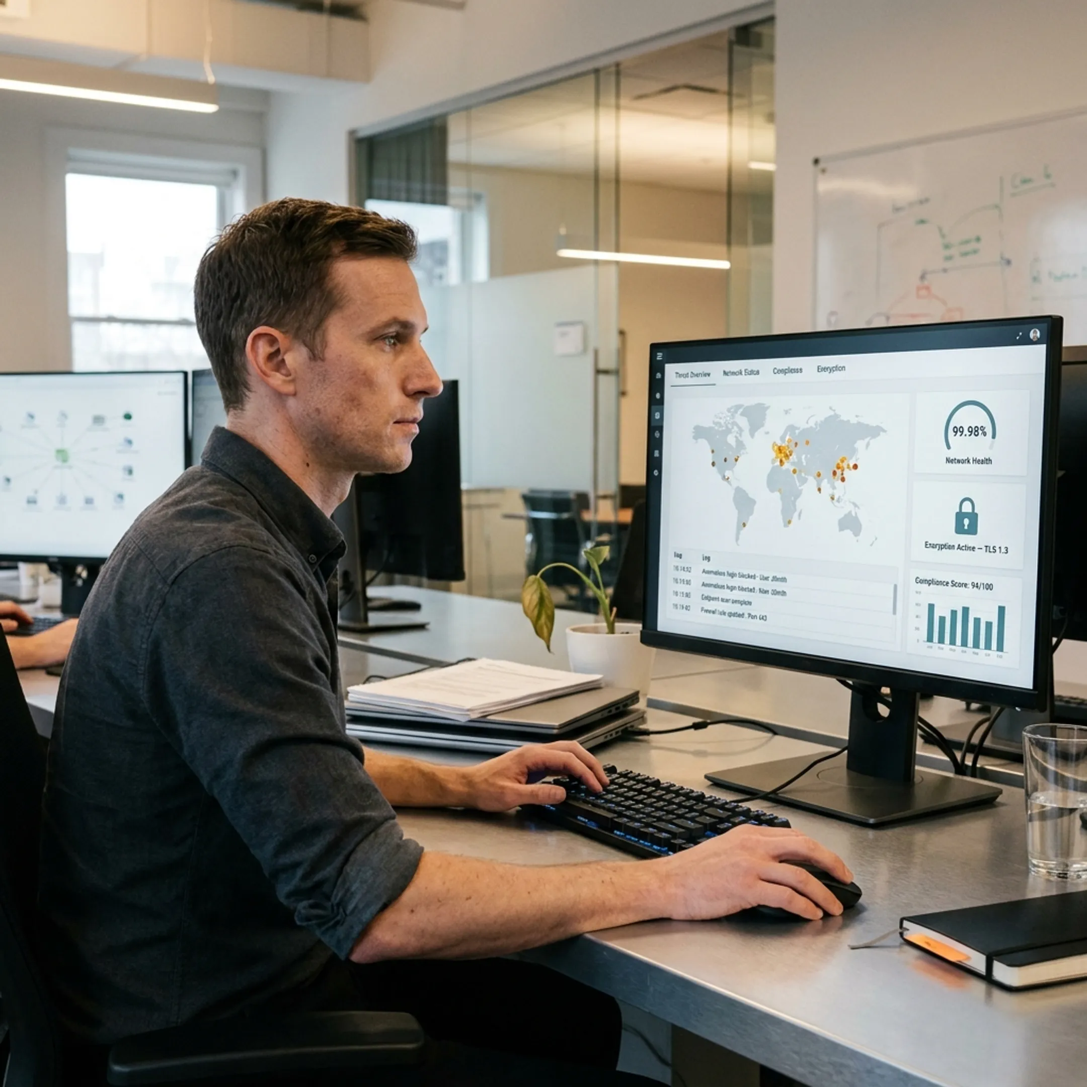 Digital network shield protecting administrative donor database systems