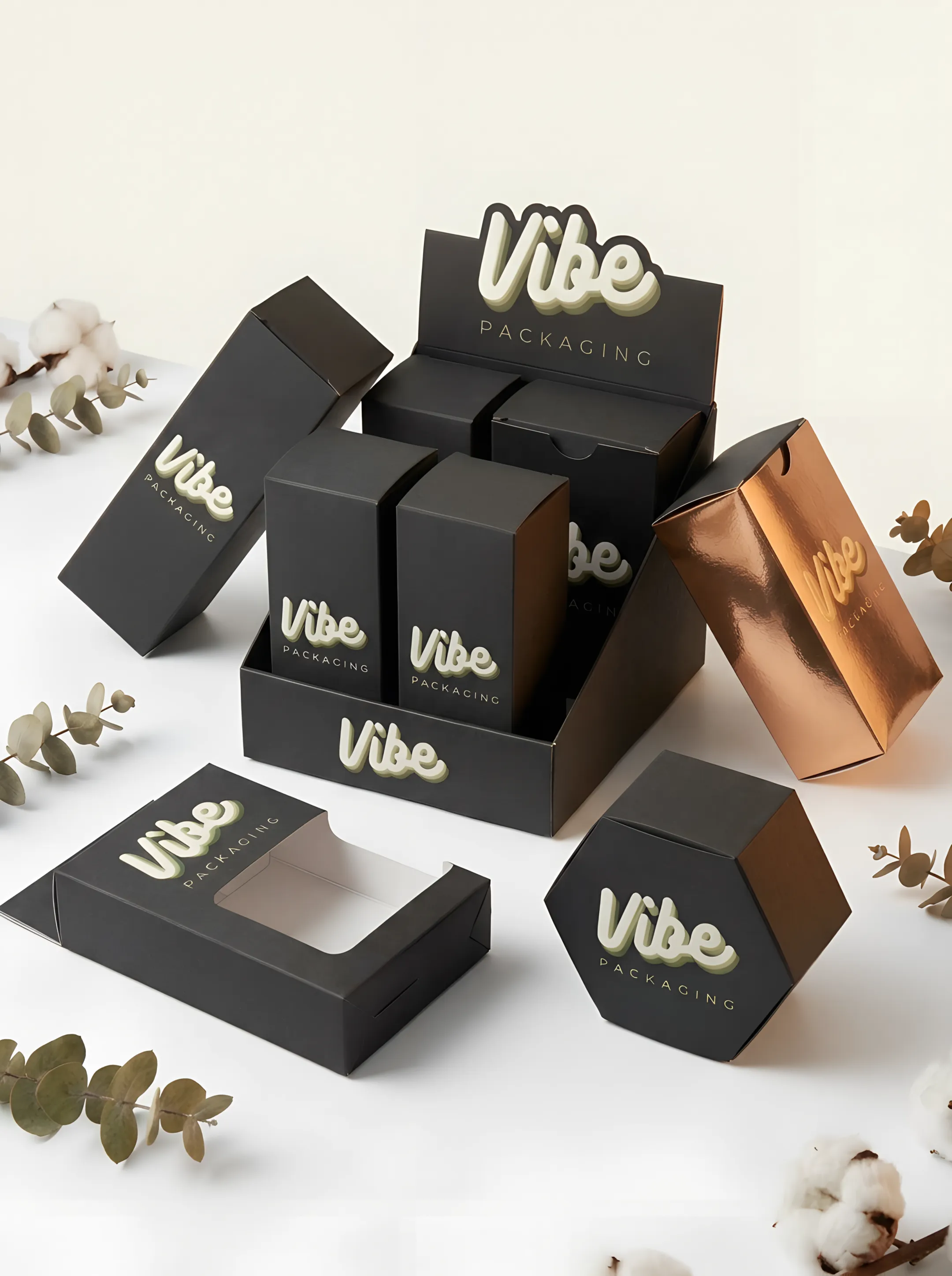 Cannabis product packaging in custom paperboard boxes