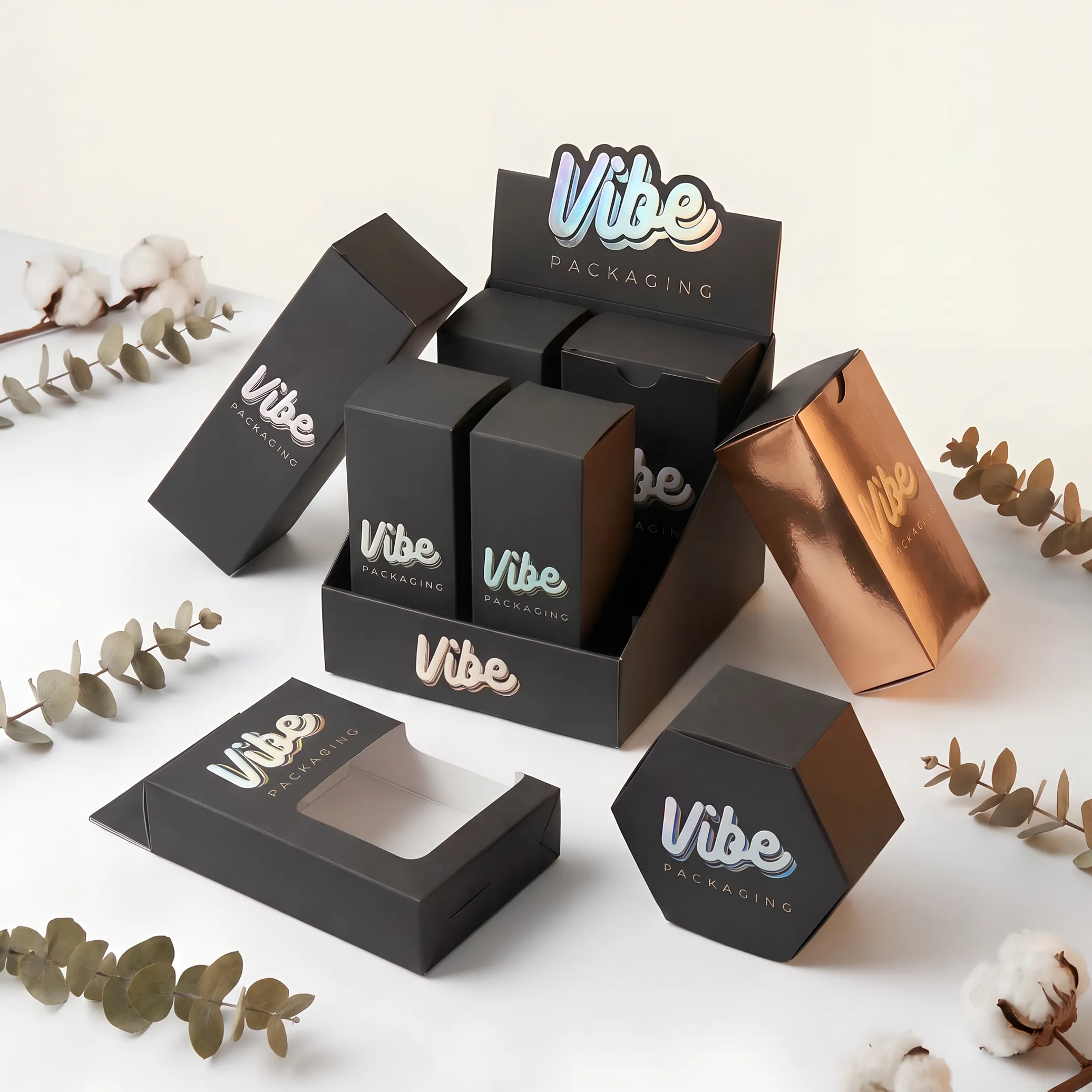 Wholesale custom roll boxes with custom branding