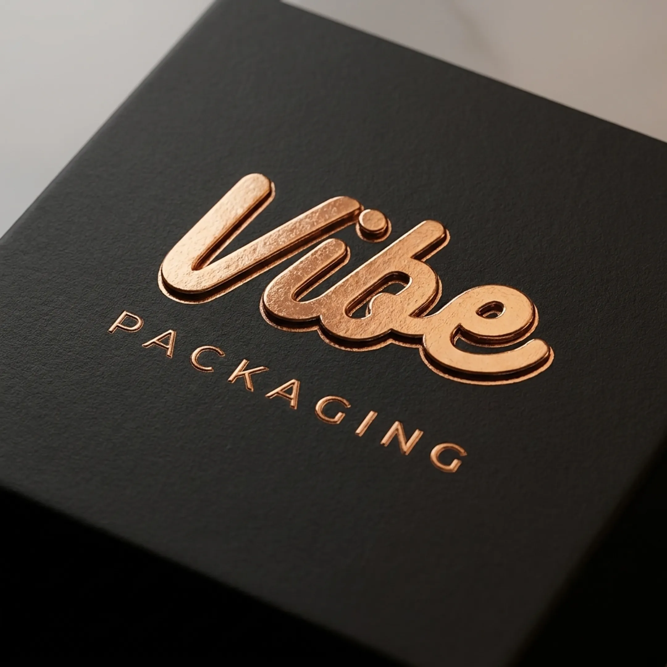 Close-up of premium finished custom cannabis packaging