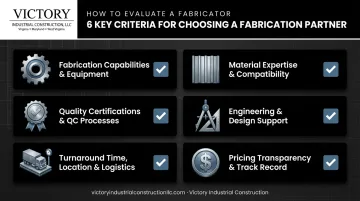 6-factor checklist for evaluating a metal fabrication partner