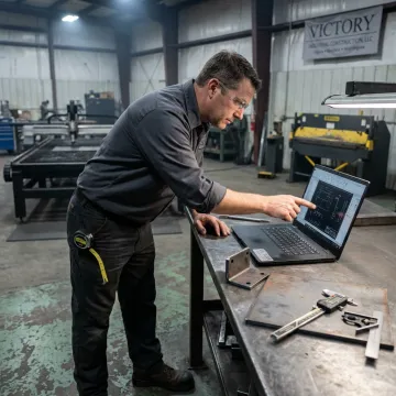 CAD drawing review for steel fabrication