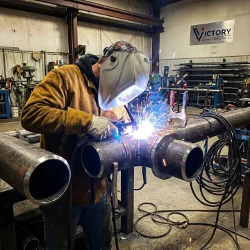 Pipe welding and fabrication work