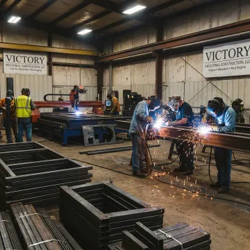Custom metal fabrication and welding shop