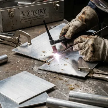TIG welding aluminum sheet metal fabrication