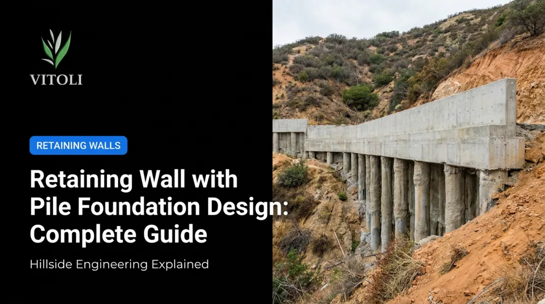 Retaining Wall with Pile Foundation Design: Complete Guide