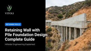 Retaining Wall with Pile Foundation Design: Complete Guide