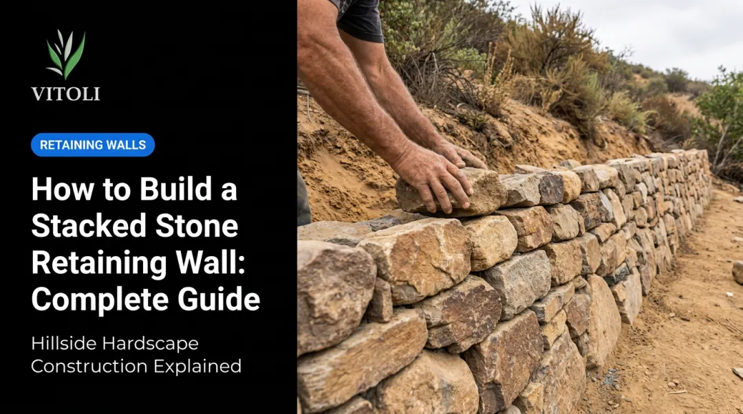 How to Build a Stacked Stone Retaining Wall: Complete Guide