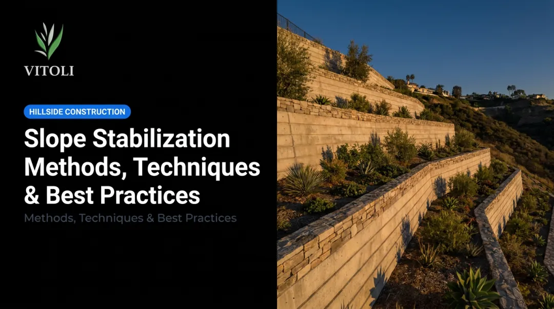 Slope Stabilization: Methods, Techniques & Best Practices