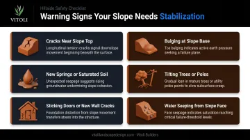 Six warning signs of slope failure homeowners should watch for