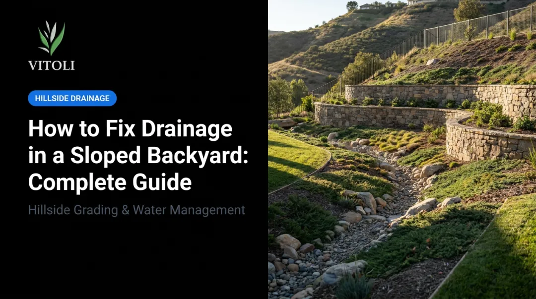 How to Fix Drainage in a Sloped Backyard: Complete Guide